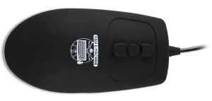 Mighty Mouse 5 (zwart/wit) - compudent